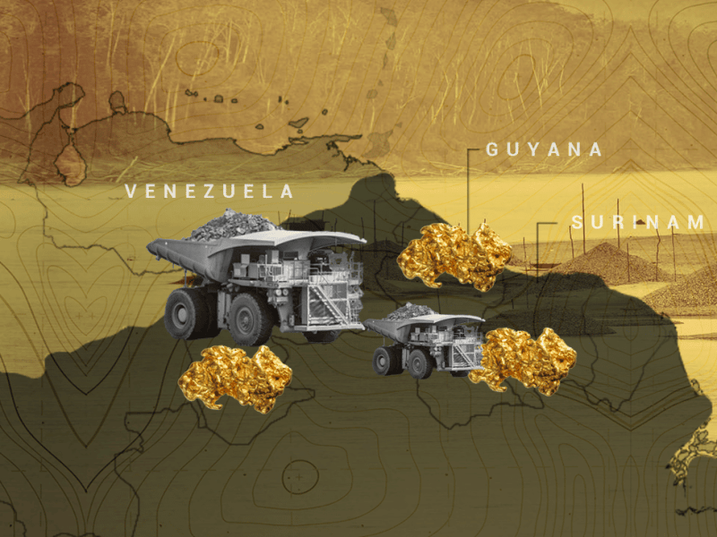 Bajo la superficie de la minería ilegal de oro en el Amazonas